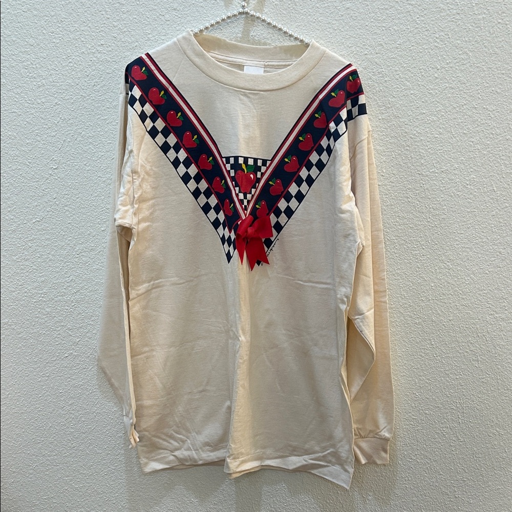 Vintage Vicki Melhart Apple T Shirt 1991 Size L
